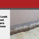 Basement Leak Repair: What Homeowners Need To Know