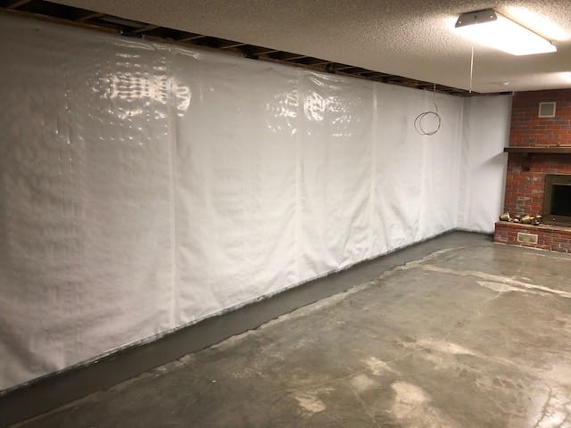 A Vapor Barrier In My Basement, How To Put Up Vapor Barrier In Basement