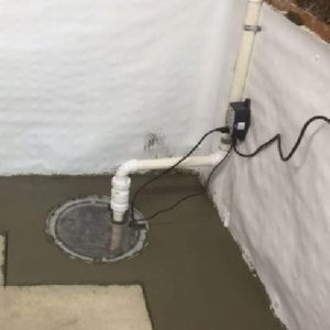 french drain basement